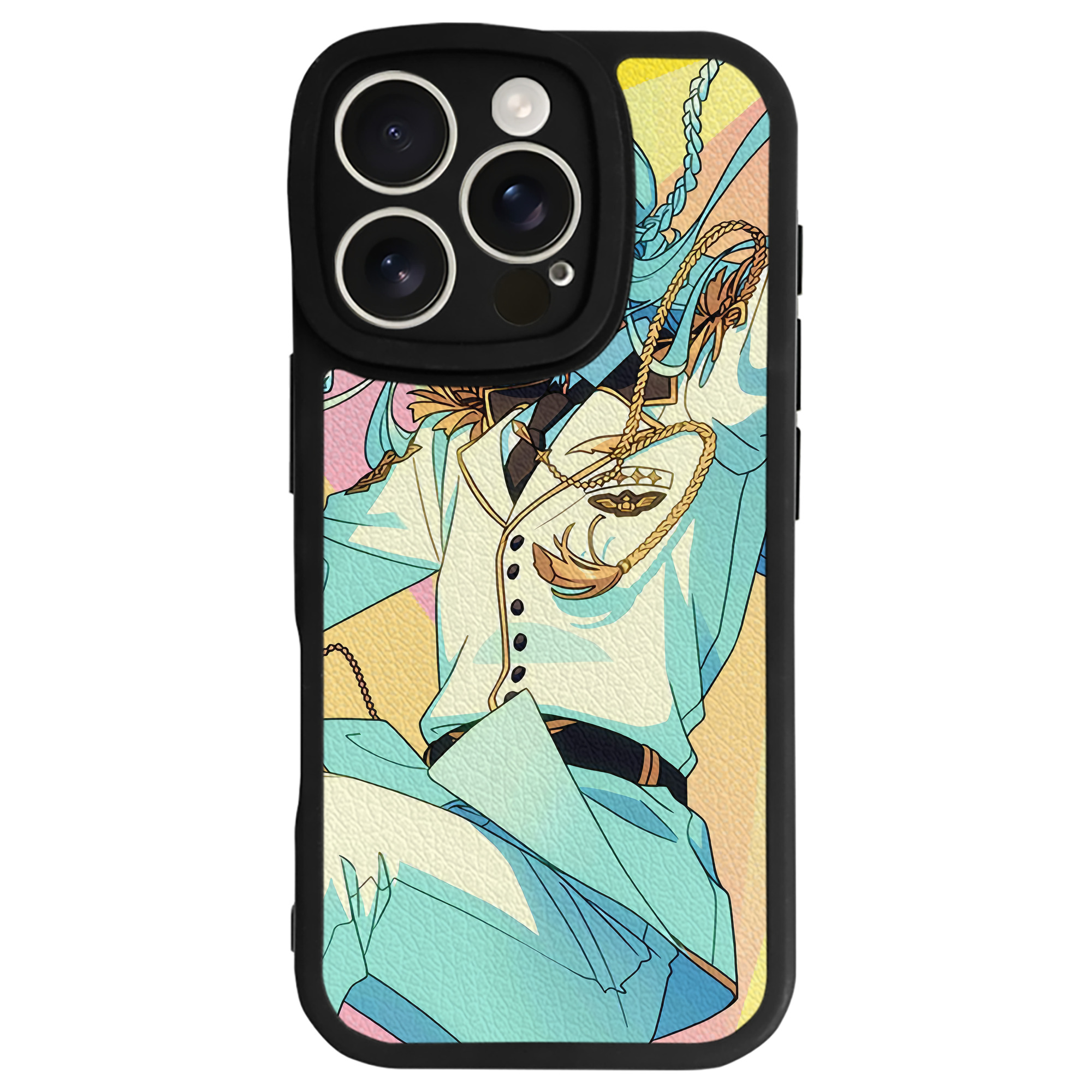 （画像用） あんさんぶるスターズ! Ensemble Stars 【iPhone 16シリーズ対応】シリコンスマホケース（レザー調） 材質：シリコン